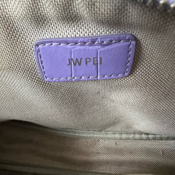 JW PEI purple crocodile effect shoulder bag - Picture 3 of 3